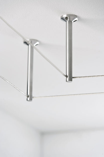 Paulmann Wire System L&E Umlenker/Abhängung zum Aufschrauben 1 Paar 165mm Chrom Met