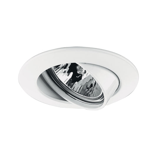 Paulmann Premium EBL schwenkbar max. 50W 12V GU5,3 51mm Weiß/Alu Zink
