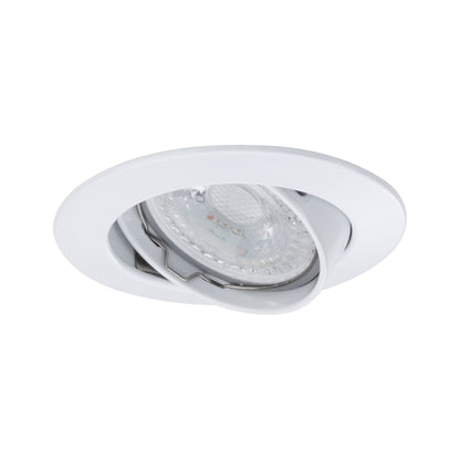 Paulmann Premium EBL schwenkbar max. 50W 12V GU5,3 51mm Weiß/Alu Zink