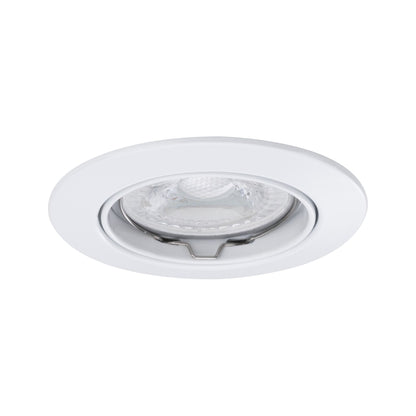 Paulmann Premium EBL schwenkbar max. 50W 12V GU5,3 51mm Weiß/Alu Zink