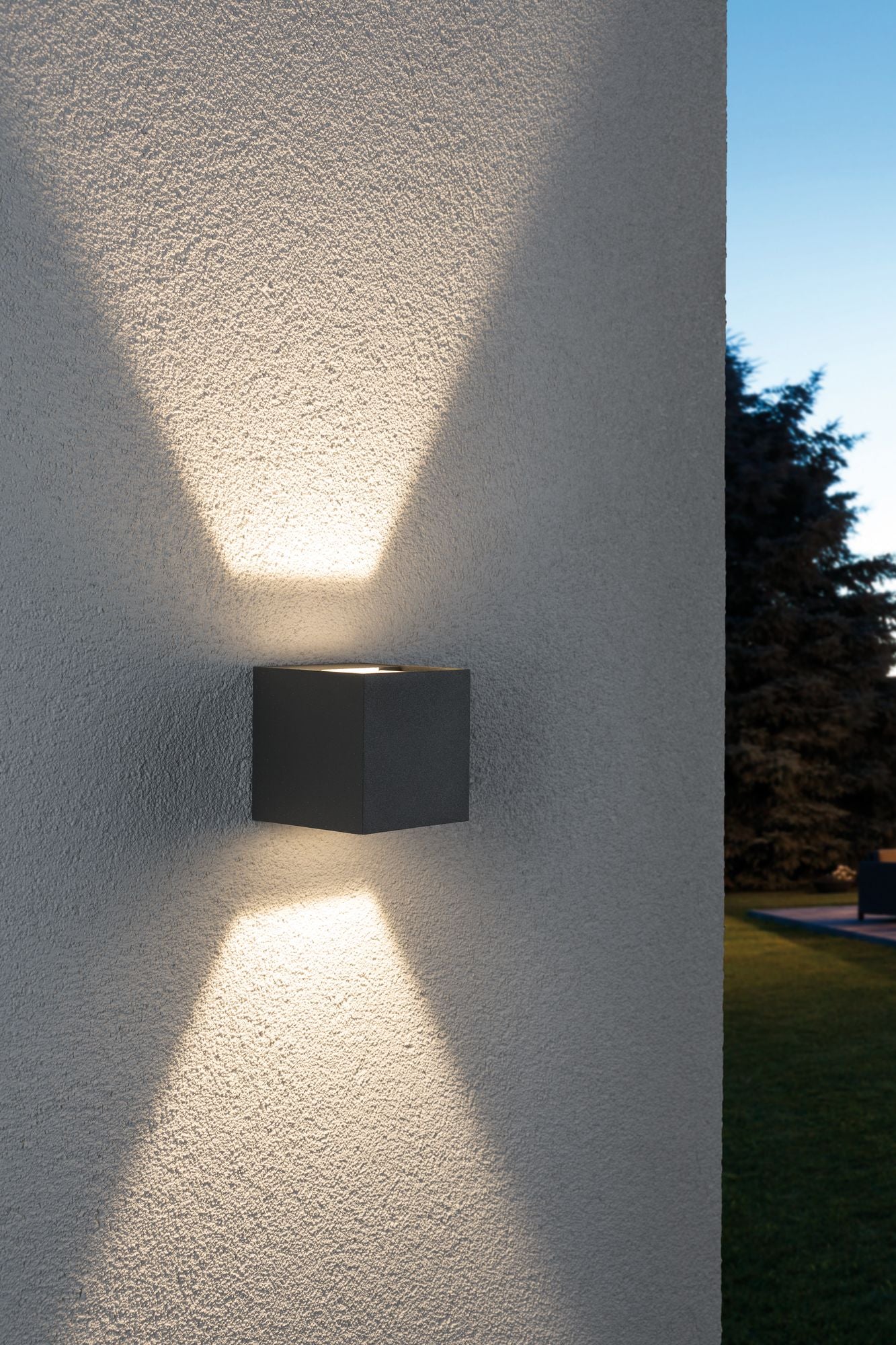 Paulmann Special ABL Set Cybo LED 2x3W 230V IP65 eckig 80x80mm Grau Alu