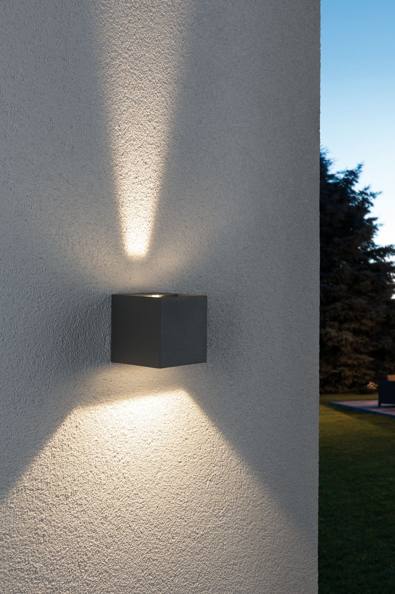 Paulmann Special ABL Set Cybo LED 2x3W 230V IP65 eckig 80x80mm Grau Alu