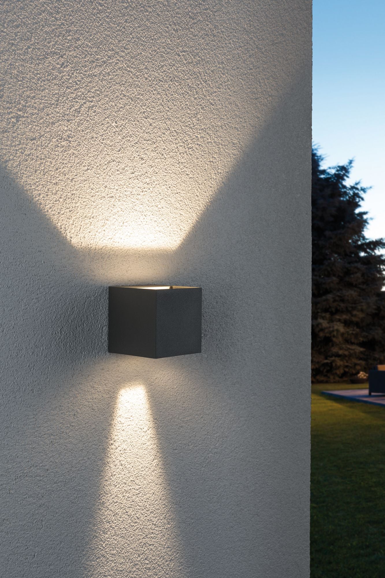 Paulmann Special ABL Set Cybo LED 2x3W 230V IP65 eckig 80x80mm Grau Alu