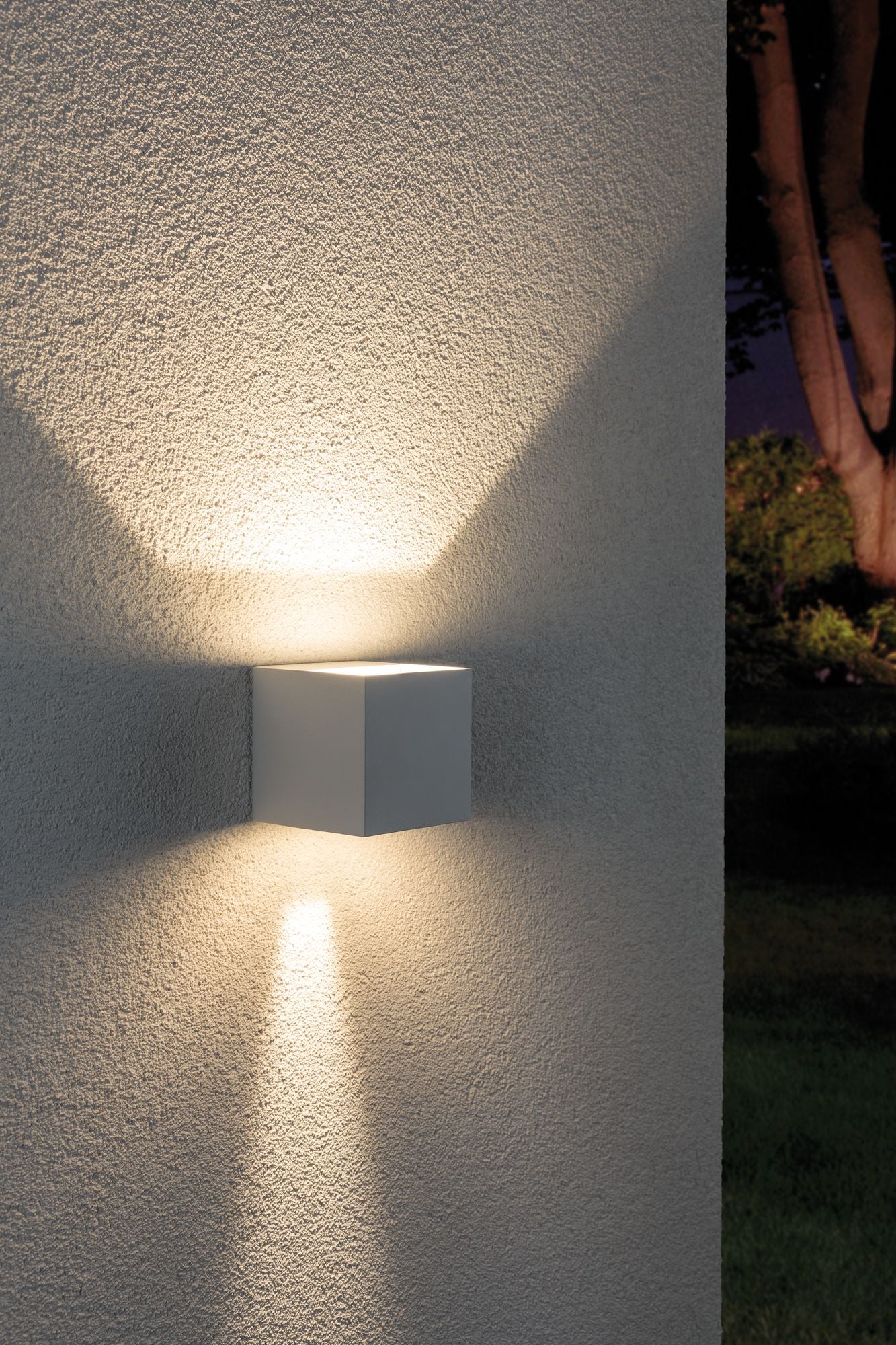 Paulmann Special ABL Set Cybo LED 2x3W 230V IP65 eckig 80x80mm Weiß Alu