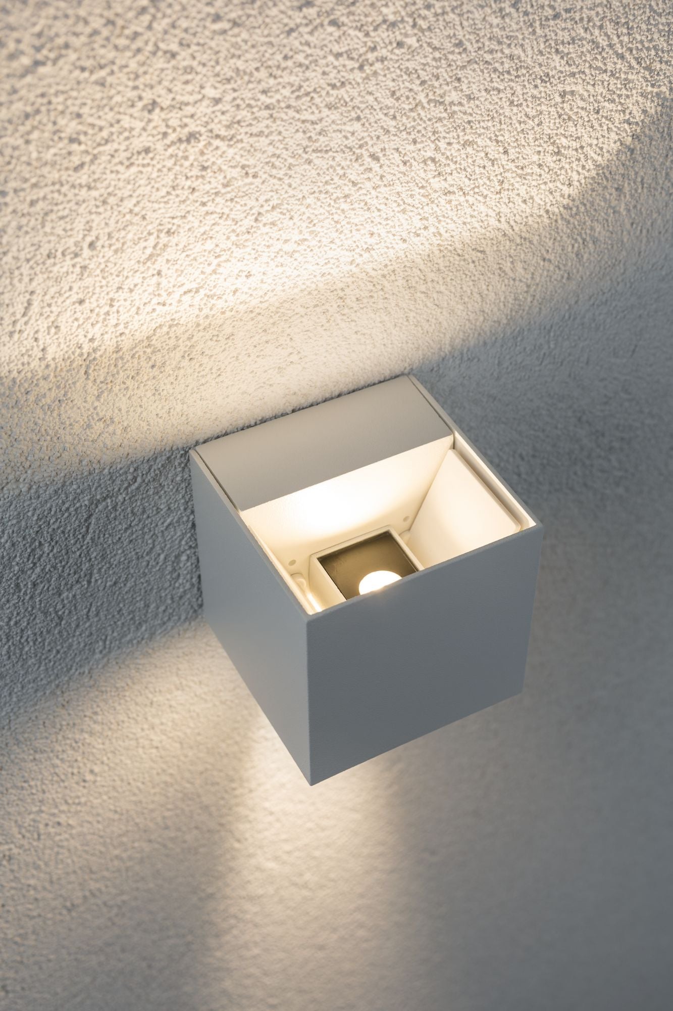 Paulmann Special ABL Set Cybo LED 2x3W 230V IP65 eckig 80x80mm Weiß Alu