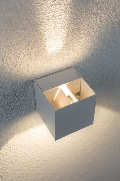 Paulmann Special ABL Set Cybo LED 2x3W 230V IP65 eckig 80x80mm Weiß Alu