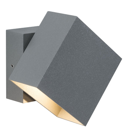 Paulmann Special ABL Set Cybo LED 2x3W 230V IP65 eckig 100x100mm Grau Alu
