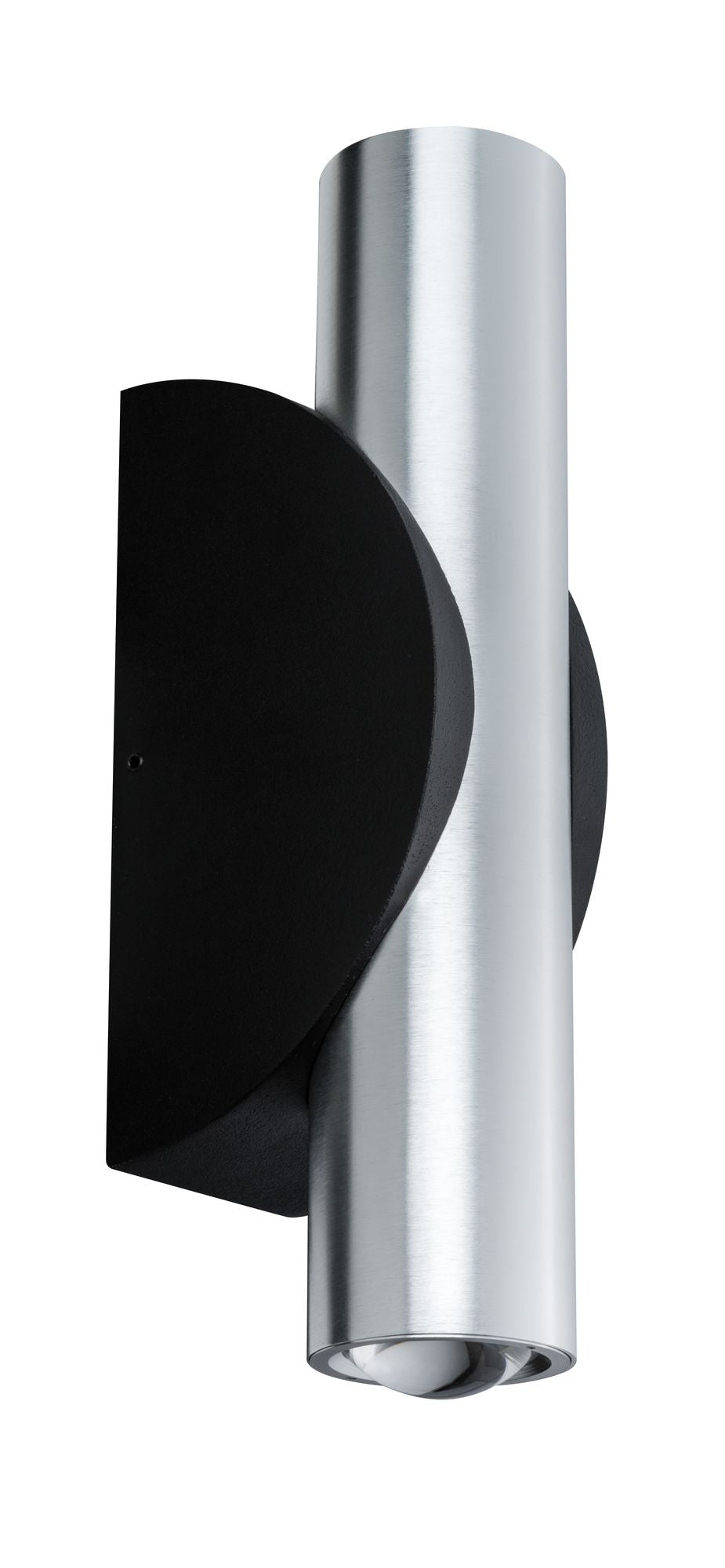 Paulmann ABL Set 2Flame LED 2x3,2W 230V IP44 rund Schwarz/Alu gebürstest Alu