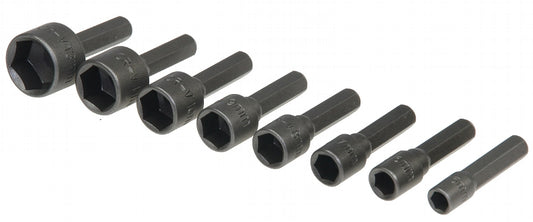 Bitsatz "Steckschlüssel", 8-teilig 5, 6, 7, 8, 9, 10, 11, 13mm