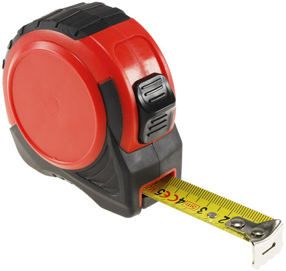 Rollen-Maßband, 5m mit Aufroller und Gürtelclip