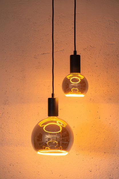 Deko-Light LED Design-Bulb Moon 200, DIM, E27, 6,0W, 1900K, smoky