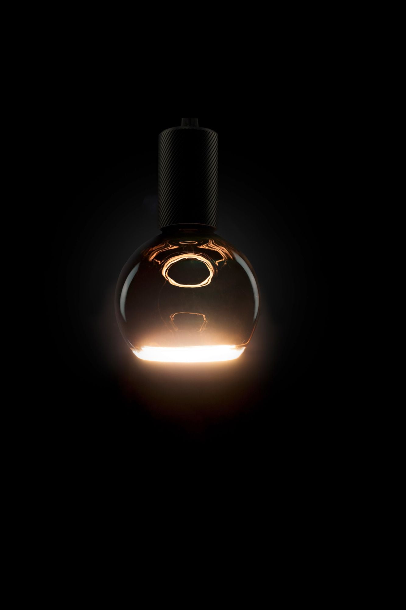 Deko-Light LED Design-Bulb BLACK MOON 125, DIM, E27, 4,0W, 2200K, schwarz