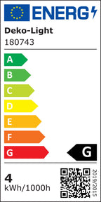 Deko-Light LED Design-Bulb BLACK MOON 200, DIM, E27, 4,0W, 2200K, schwarz