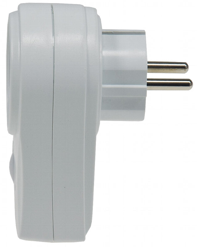 Zwischenstecker mit Dämmerungssensor 230V, mit Berührungsschutz, max. 280W