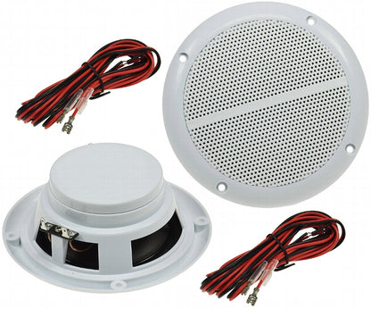 wasserfeste Außen-Lautsprecher "CT-50" 8 Ohm, 5", 80W, 100Hz-20KHz, PAAR
