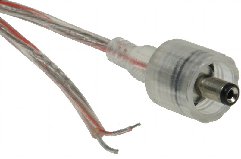 Anschlusskabel für LED-Stripes IP44 1,5m lang, 5,5/2,1mm Stecker > 2x blank
