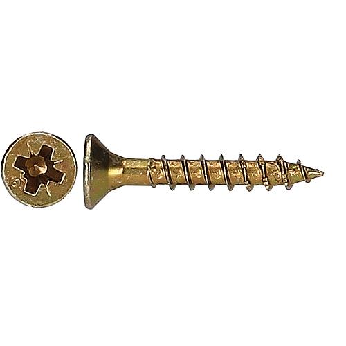 200x Senkkopf-Spanplattenschrauben PZ 4,0x25