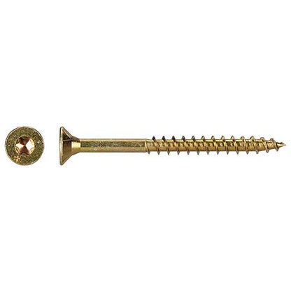 100x Senkkopf-Spanplattenschrauben T25 6,0x70