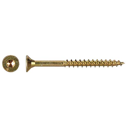 100x Senkkopf-Spanplattenschrauben T25 6,0x70