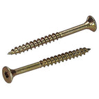 100x Senkkopf-Spanplattenschrauben T25 6,0x70