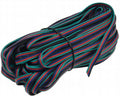 Anschlusskabel für RGB LED-Stripes 20m-Ring, 4-adrig rot-grün-blau-schwarz