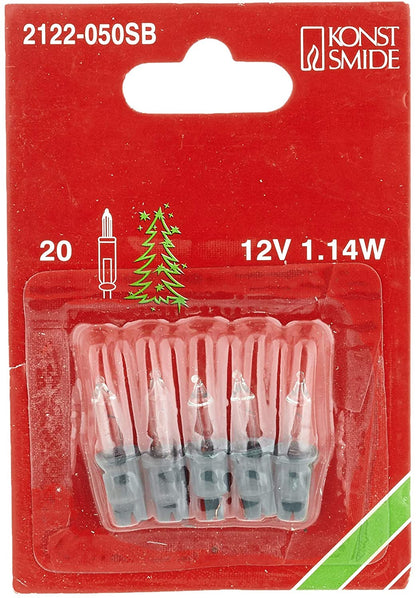 5x Ersatzlämpchen 12V klar 2122-050SB
