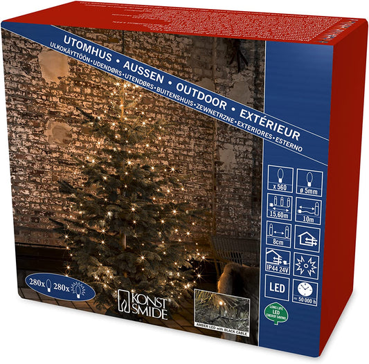 LED Baummantel außen 560 bernsteinf. LED 6322-810