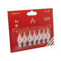 7x Windstoßlampe frost 34V / E10 2649-270