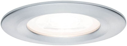 Paulmann EBL Set Nova rd starr LED IP44 3-stepdim 1x6,5W 230V GU10 51mm Alu ged/Alu