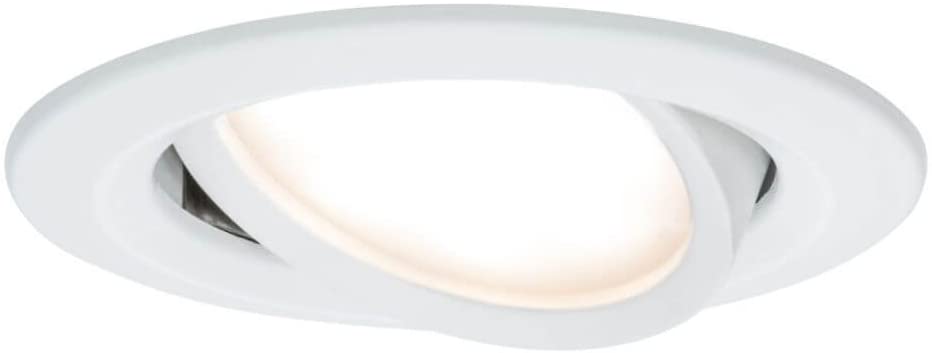 Paulmann EBL Set Nova Coin 3-stepdim rd schw LED 1x6,5W 2700K 230V Weiß matt/Alu