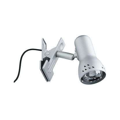 Paulmann Assistent Gryps Klemmspot max.1x40W E14 Eisen gebürstet 230V Metall/Kunststoff