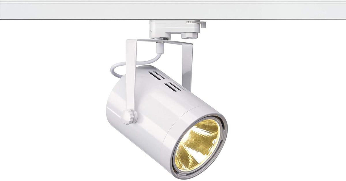SLV EURO SPOT LED, 20W COB LED, weiß, 36°, 3000K, inkl. 3P.-Adapter