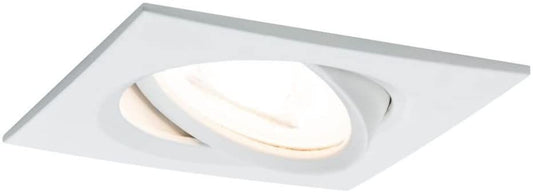 Paulmann EBL Set Nova Coin 3-stepdim eck schw LED 1x6,5W 2700K 230V Weiß matt/Alu