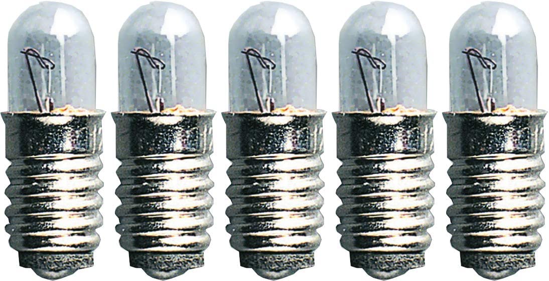 5x Ersatzlämpchen E5 12V 0,6W 387-55(für Tiara u. Spira)