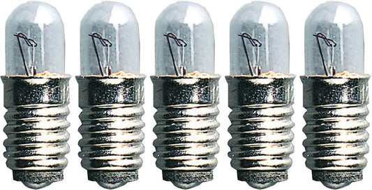 5x Ersatzlämpchen E5 12V 0,6W 387-55(für Tiara u. Spira)