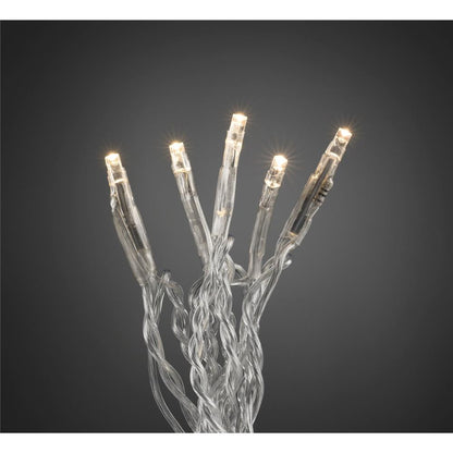Micro LED-Lichterkette 35 flg. ww, transp. Kab.6352-123
