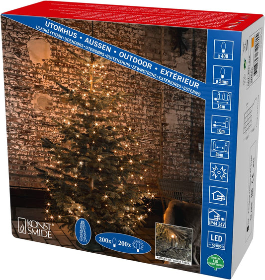 KONSTSMIDE LED Baummantel mit Ring 8 Str.a50 Dioden 6321-810