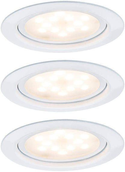 Paulmann Möbel EBL Set LED 3x4,5W 12VA 230V/350mA 65mm Weiß/Metall