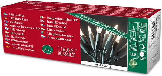 KONSTSMIDE LED-Lichterkette 20-teilig 6301-100