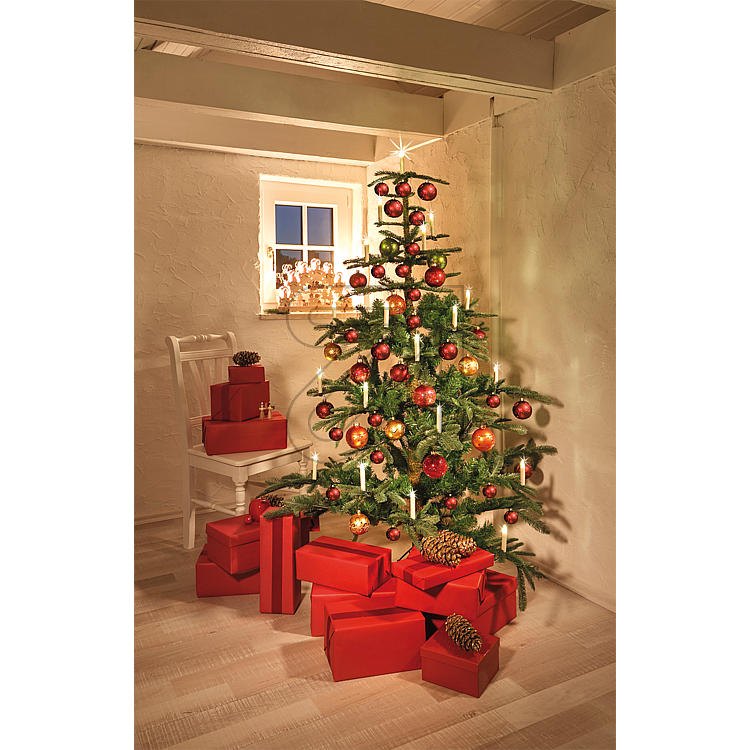 EGB Kabellose LED-Weihnachtskerzen 10er-Set