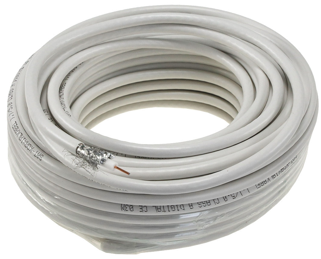 Antennenkabel 90dB, 25m Ring 2x F-Stecker, 1x Schutzkappe