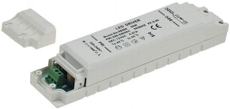 elektronischer LED-Trafo 1-80W 230V~ auf 12V= Konstantspannung
