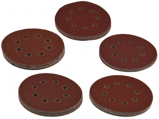 Schleifscheiben Ø125mm "Pro-XL", 50er Pk Körnung je 10x K40-60-80-120-180