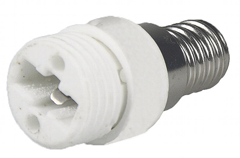 Lampensockel-Adapter, Keramik E14 auf G9
