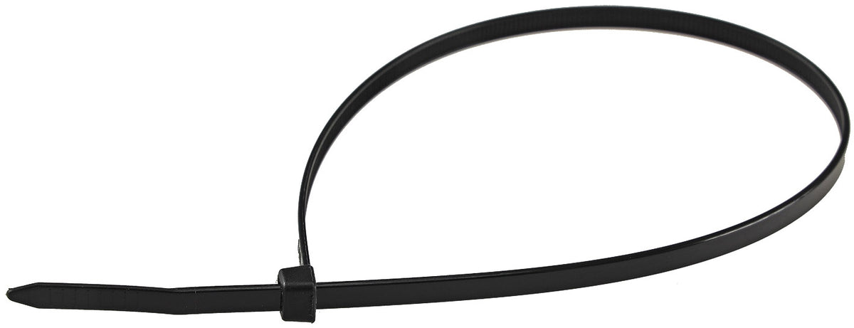 Kabelbinder 370mm x 4,8mm, schwarz 100er Pack, hohe Zugkraft, UV fest