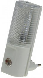 LED Nachtlicht mit Tag/Nacht-Sensor 230V, mit weißen LEDs, nur 1W