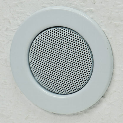 Decken-Einbaulautsprecher "Mini" Halogen-Look, 8cm Ø, 6cm Einbau, weiß