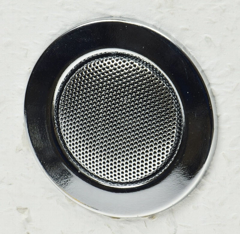 Decken-Einbaulautsprecher "Mini" Halogen-Look, 8cm Ø, 6cm Einbau, chrom