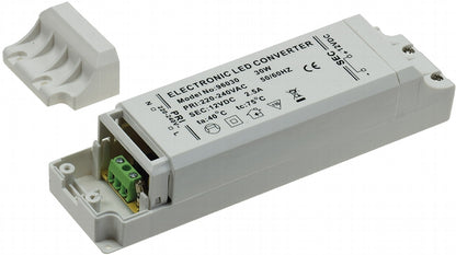 LED-Trafo "CT-30-V2", 1-30W 230V~ auf 12V=, eckig