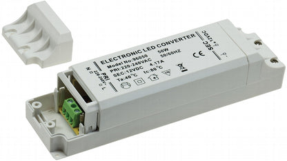LED-Trafo "CT-50-V2", 1-50W 230V~ auf 12V=, eckig